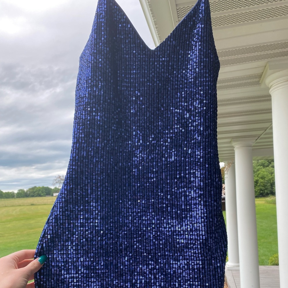 Blue Windsor homecoming dress